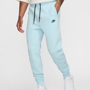Men's Nike Sportswear Glacier Blue/Black Tech Fleece Jogger (FZ4710 474) XL